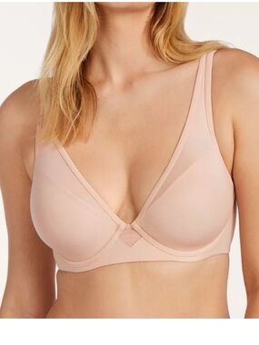 NWT ThirdLove 24/7 Cotton Plunge Bra 32D